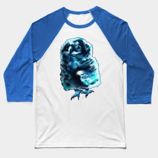Baby Blue Owl Baseball T-Shirt
